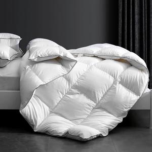Luxury Down Feather Comforter Ultra Oversized King Size-Bed Comforters Duvet Insert-Soft Hotel Collection Comforter- Oversized King Size(120" X 98) (White)