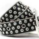 Western Rhinestone Belt M