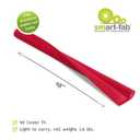 Smart Fab Disposable Art & Decoration Fabric, Cranberry, 48-inch x 40-ft Roll (SMF1U384804065)