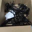 Moxweyeni 50 Pcs 2/4/6/8/12 Inch Gridwall Hooks, Black Grid Wall Display Hook for Gridwall Panel Store Garage Wall Mount Organizers Storage Grid Display Hangers for Retail, Craft Show, Home Setup