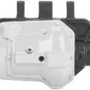 Front Axle Housing,Metal 1:10 RC Car Parts Upgrade for Off-Road Racing and Model Customization,RC Model Accessories for Hobbyists and Enthusiasts(Black Silver)