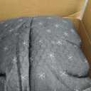 Anluoer King Size Mattress Topper,Memory Foam Pillow Top Mattress Pad