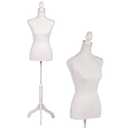 FDW | Female Mannequin Torso | Beige | with 7" Height Adjustment