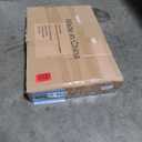 Cttasty Side Table, 2-Tier Round End Tables Living Room, Mid Century Modern Side Table, Round Nightstand, Oak Accent Table, Small Round Coffee Table, 16.54" Dia.x 23.62" H(Walnut)