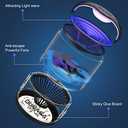 Fly Traps, Fruit Fly Trap Indoor, Gnat Traps, Bug Zapper Indoor,Mosquito Traps with 10 Sticky Glue Boards, Black