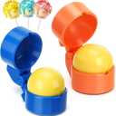 Large-sized 2 Pcs Round Cake Pop Mold Press Set, Valentine's Day Circle Cake Pop Cutter and Pusher, Baking Tools Accessories for Home Baking, Birthday Parties, Wedding Desserts