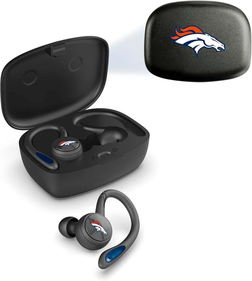 SOAR NFL Unisex Sport True Wireless Earbuds V.5 (One Size, Team Color)