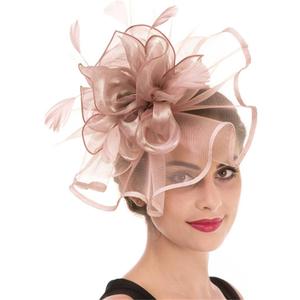 Women's Organza Church British Fascinator Bridal Tea Party Wedding Hat Summer