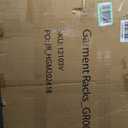 MAXLEAD Clothes Rack, Clothing Rack with Wood Shelves 500 LBS Heavy Duty Garment Rack for Hanging Clothes Portable Closet Sturdy Coat Rack for Bedroom, Living Room, Laundry, Balcony, Silver