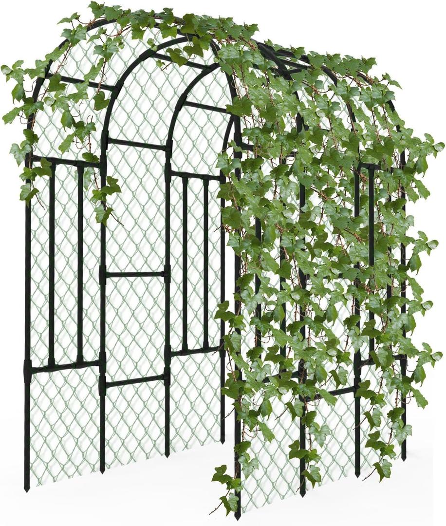 Trellis for Climbing Plants Outdoor - Cucumber Trellis for Raised Bed, Size:71 * 47 * 79 inch, Garden Trellis for Climbing Plants, Cucumber, Vegetable, Tomato, Flowers