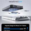 for Magsafe Portable Charger, 10000mAh Fast Charging Power Bank for iPhone 17/16/15/14/13/12, Travel Essentials USB-C Wireless Magnetic Battery Pack for Apple Watch