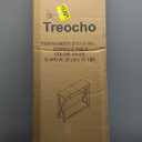 Treocho White Console Table with Drawer and Storage Shelves, Foyer Sofa Table Narrow for Entryway, Living Room, Hallway (40.1"W*11.82"D*30.92" H)
