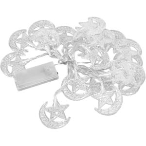 Eid Mubarak String Lights, 20LED Ramadan Lamp String Fairy Ornament Eid Mubarak String Lights 3 Meter for Wedding Birthday Party