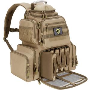 TIDEWE Tactical Range Backpack Bag for Gun and Ammo with Pistol Case, One Size