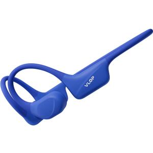 Bone Conduction Swimming Headphones - IP68 Waterproof, Open-Ear MP3 Headphones with 32GB Memory, Bluetooth 6.0 Wireless Sport Headset for Running & Cycling, 8H Playtime(Blue, Standard)
