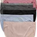 Hanes Women's Seamless Underwear Pack, Comfort Flex Fit Bikini Boyshort or Thong Panties, 6-Pack
 Size S