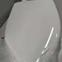 Bemis 7300SLEC Slow Close Toilet Seat, Easy Clean Hinges and Durable Plastic Seat, Made in USA, Elongated, White