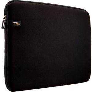 17.3-inch Laptop Sleeve, Protective Case with Zipper - Black