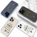 Hungo Compatible for iPhone 15 Pro Case Christian Bible Verses Cute Clear Design, Girly for Women Girls Transparent Religious Religion