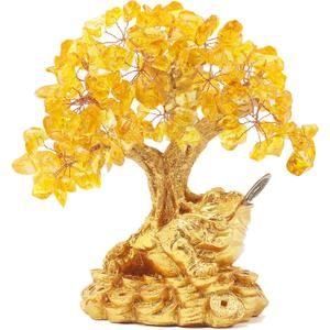 Feng Shui Lucky Money Toad Decorations,Ideal for Attracting WealthLucky Charm Wealth Frog for Cash Register, Office Desk, House Warming, Store Opening Gift