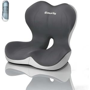 Ergonomic Memory Foma Car Seat Cushion Reducing Sciatica Pressure
Truck Driver Long Sitting Hemorrhoid Pillow, Thick Non Slip Wheelchair Cushions, Comfort Chair Back And Tailbone Cushion
