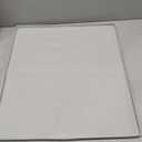 SIKADEER Waterproof Under Sink Mat 22x19, Raised Edge Silicone Mat Under Sink Shelf Liner, Sink Protector Kitchen Cabinet Tray for Bathroom Vanity and Small Cabinets, Cat Food Mat (Gray)