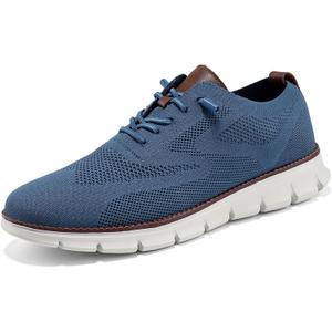 Wearbreeze Mens Business Casual Oxford Sneakers  Lightweight Lace-Up Dress Shoes for Work, Travel & Daily Commute (12.5)