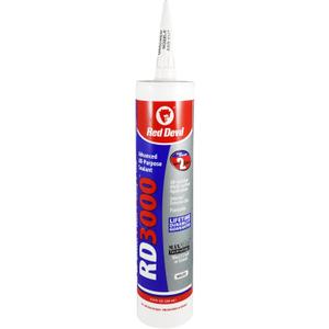 Red Devil 0986 RD3000 Advanced All Purpose Sealant, 9 Oz., White, Pack of 1