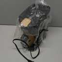 Single Serve One Cup Coffee Maker, for K Cups and Grounds, Mini Coffee Maker with Portable Handle, 6 to 12 Oz Brew Size, for Travel, Camping, Office, RV and Dorm, 120V, Black and Gold