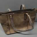 Purses and Handbags for Women Tote Bag Shoulder Bag Top Handle Satchel Purse Set with Wallet Large Work Tote 3pcs (Beige)