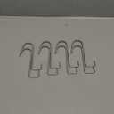 Gutapo 8 Pack White Vinyl Fence Hooks, 3 x 8 inch Pergola Patio Hooks Hangers for Hanging Plants, Planters, Bird Feeders, Lights, Lanterns, Tools