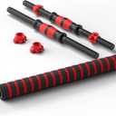 Dumbbell Handle Set, Dumbbell Bars 13.8/15.7/18.5/20.1 inches (35/40/47/51 cm), Suitable for 1 inch Wide Weight Plates, Home Gym Strength Training Accessories