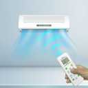 Universal AC Remote Control, 5000-in-1 Multi-Brand Compatible, K-1028E Model, LCD Display