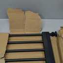 Short Dog Gate Expandable Dog Gate 22"-39.37" to Step Over,Pressure Mount Small Pet Gate,Low Pet Gate-Adjustable,Puppy Gate Indoor for Doorway,Stairs (Black, S(9.4''H)) (S(9.4''H), Black)