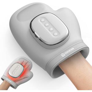 COMFIER Cordless Hand Massager for Arthritis and Carpal Tunnel, Updated Bigger Electric Hand Massager with Heat and Compression,Wrist, Finger Massage,Gifts for Women,Men