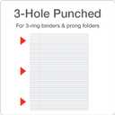 Oxford Loose Leaf Paper, 500 Sheets, College Rule Filler Notebook Paper, 8-1/2" x 11", 3-Hole Punched Fits 3-Ring Binders (62349)