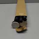 TEECK Shower Curtain Rod, 32-94 inch Adjustable Tension Spring, 1 Inch Shower Curtain Rod Tension, Anti-Slip, Rust-Proof, No Drilling, for Bathroom, Black