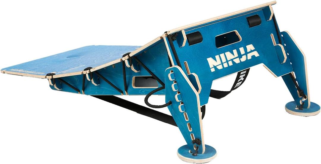 Ninja MTB Jump Ramp, Turbo Kicker Portable Jump Ramp, 4 Panel Ramp for All Ages, Ideal for MTB Bikes, BMX Bikes, One Wheels, Scooters, Skateboards, and RC Cars
