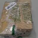 Estmoon 4 Pack Black Door Handles - Interior Door Knobs with Lock for Bedrooms, Keyless Privacy Door Levers, Heavy Duty Zinc Alloy 2.07 lb Door Lever Set for Bedrooms Bathrooms