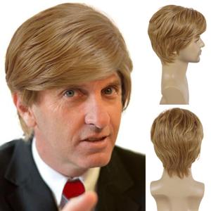 GNIMEGIL Wig Costume Funny Wigs for Adults Halloween Costumes for Men Funny Wigs Famous People Costumes for Adults Celebrity Wig for Adult