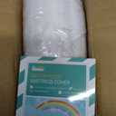 Mini Crib Mattress Protector Sheets Waterproof 2 Pack, Quilted Pack and Play Mattress Pad Cover Fits for Mini Crib/Playen/Pack and Play Mattress, White, 38"x24"