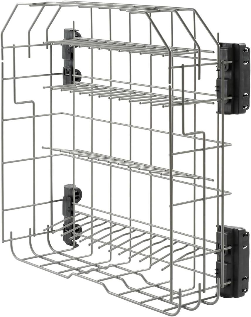 Upgraded WD28X34744 Dishwasher Lower Rack Replacement for GE Dishwasher Rack Parts WD28X26099 GDF510PSROSS GDT645SSN2SS Dishrack General Electric Dishwasher Bottom Rack Assembly Wheels Rollers