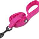 TRUE LOVE Reflective Dog Leash Puppy Walking Lead, Padded Pet Chain RopeLength 110cm Truelove TLL2111(Fushcia,S)