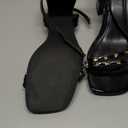 ALICEPUB Women's Chunky Block Heels Strappy Heels Square Open Toe Heeled Sandals Short Heels Comfortable Dressy Shoes Wedding Bridal Party 8