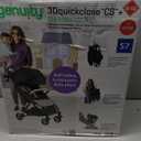 Ingenuity Ingenuity 3Dquickclose CS+ Compact Fold Stroller Lightweight Stroller with Oversized Canopy, Extra-Large Storage and Compact Fold, Gray