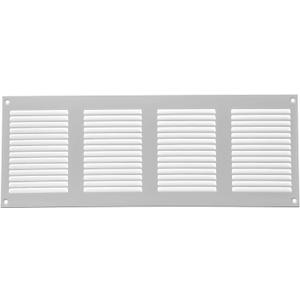 Repa Market White Air Vent Cover 16" x 6" Inch (Outer Dimensions) - Steel Return Air Grilles - for Ceiling and Sidewall - HVAC - with Protection Screen (15.74'' x 5.90'' Inch)