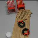 Christmas in Heaven Decoration Gift Christmas Memorial Candle Holders Rocking Chair Ornament Save A Seat Memorial Gift Xmas Decor