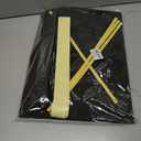 Window Air Conditioner,Side Insulated Foam Panel, Summer/Winter Heat and Draft Insulating,Full Surround Insulation Panels Window Seal with 4 pressure strips 2PIC (BLACK)