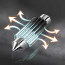 5 x 6pcs 578 211-2 212-2 LED Dome Light Bulbs, Extremely Bright 41mm 42mm 569 6411 1.61inch Led Interior Car Festoon Bulb, Upgraded 400LM Dome Map Door Lights LED Blub for Cars (Purple)