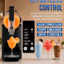 88oz Slushie Machine for Home with No Ice Needed, 5 Preset Programs, Self-Cleaning Function, Quiet Operation, Perfect for Making Frozen Margaritas, Milkshakes, Smoothies, Frappes,Black